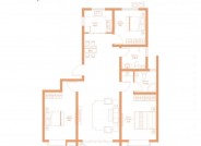 衡水中景左岸香颂128㎡三室二厅二卫户型图